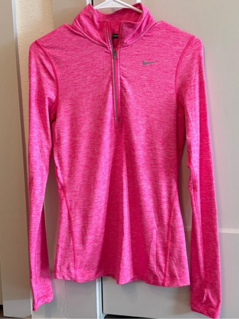 Nike Pink Quarter-Zip Pullover